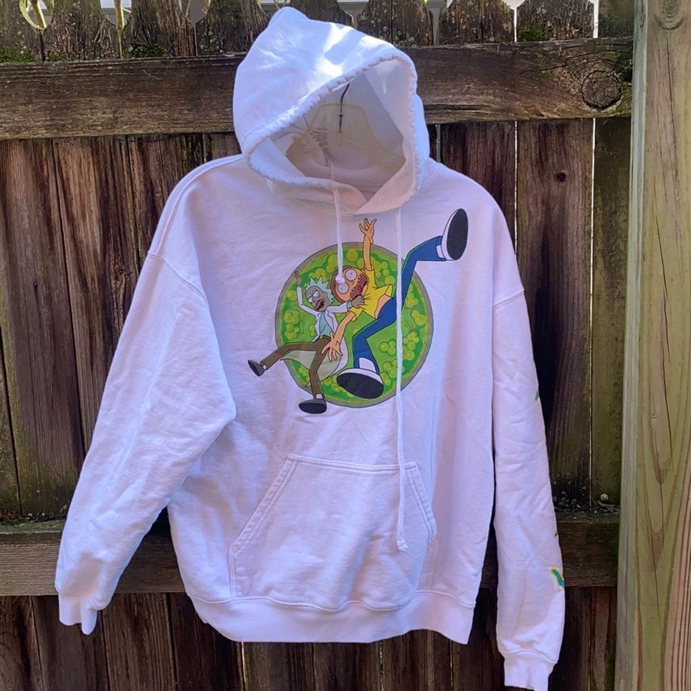 Rick & Mitty hoodie sz. M